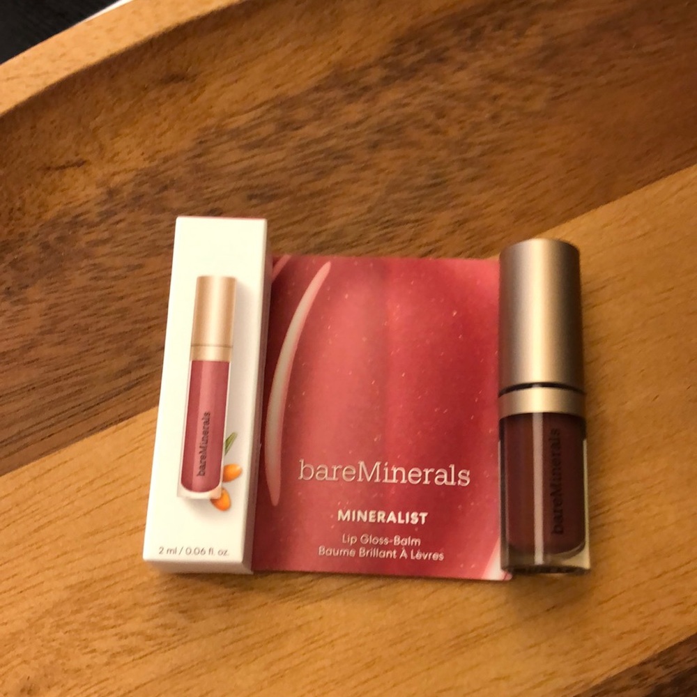 NWT bareMinerals Mineralist Lip Gloss - Balm Mini in Sincerity